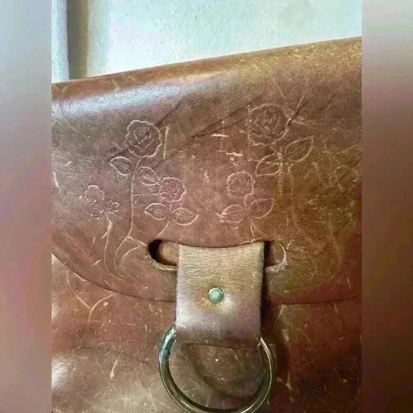 Vintage 60s Rare Woodstock satchel - Picture 6 of 6